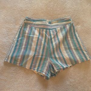 Altar’d State Colorful Lined Shorts in Size Small